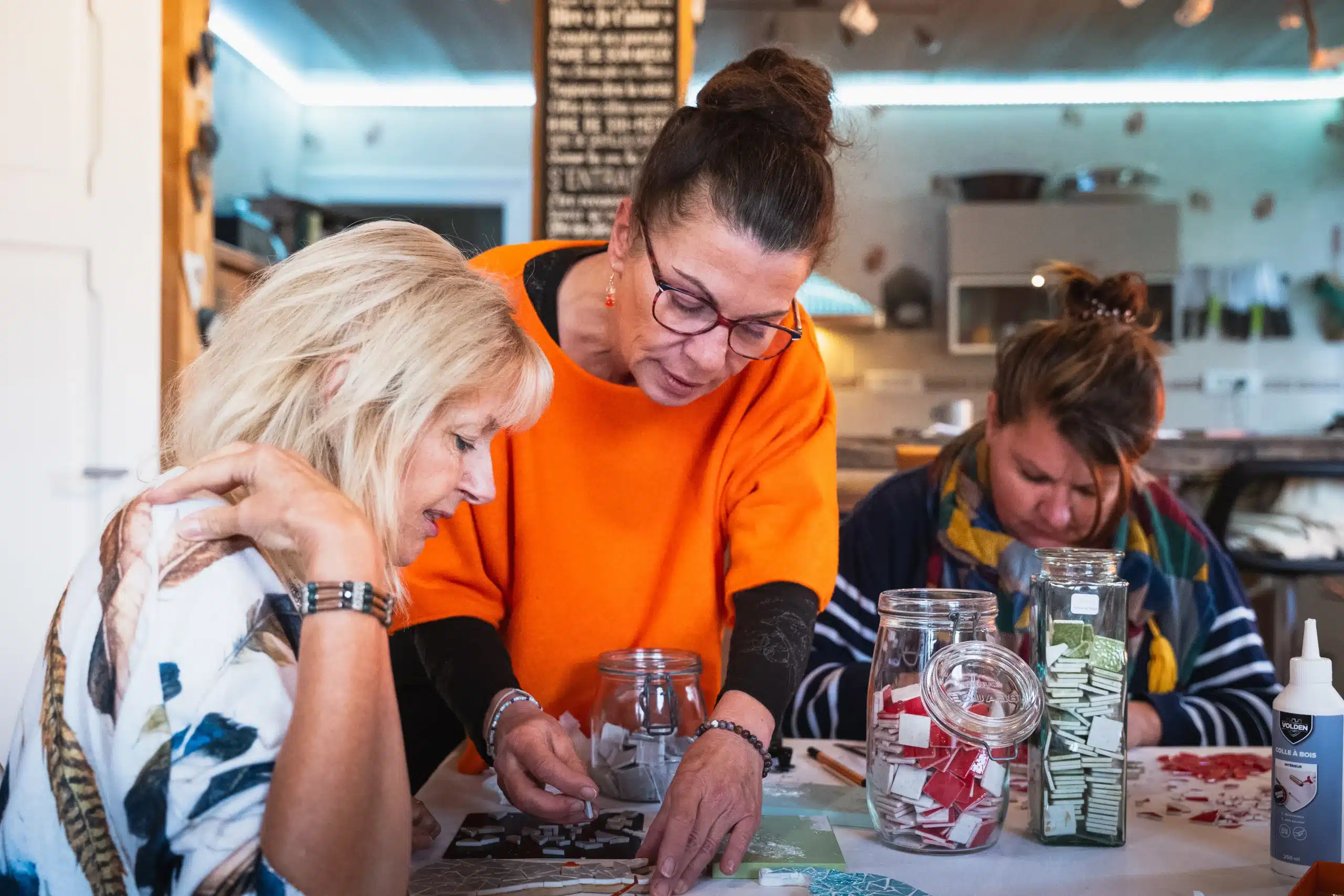 Atelier création mosaïque à ensisheim dans le haut-rhin